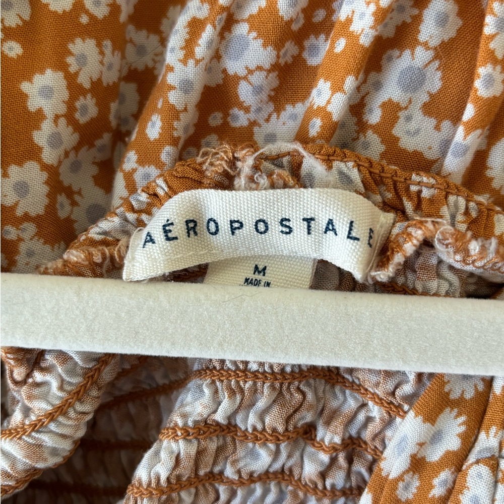 • aeropostale floral mini sundress | m • - Picture 3 of 5